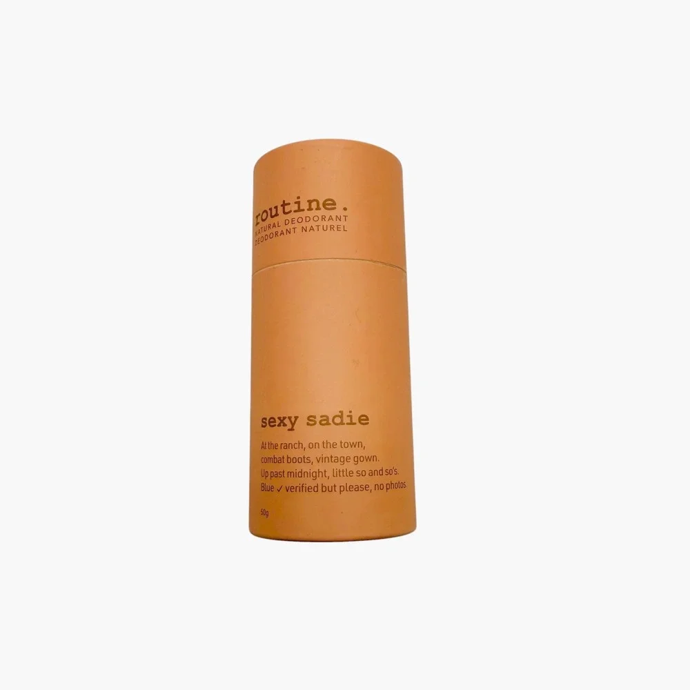 Routine Natural Deodorant Sexy‎ Sadie 50g Stick Ylang Ylang Vanilla Orange